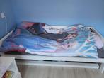 Lifetime basisbed White 90x200 cm, Ophalen, 85 tot 100 cm, Zo goed als nieuw, Matras