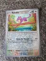 Rattata 019 /165 Reverse Holo Scarlet & Violet MEW 151 Mint, Hobby en Vrije tijd, Verzamelkaartspellen | Pokémon, Ophalen of Verzenden