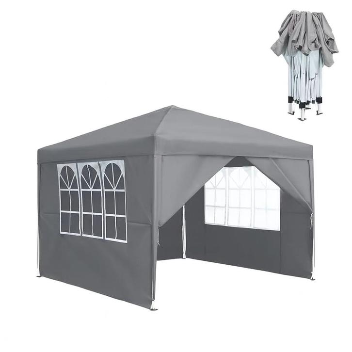 Partytent 3x3m te huur – met zijwanden – €30 voor 3 dagen, Tuin en Terras, Partytenten, 5 tot 8 meter, Ophalen