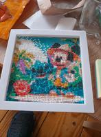 Diamond panting schilderij mickey mous, Hobby en Vrije tijd, Knutselen, Ophalen, Zo goed als nieuw, Knutselwerk