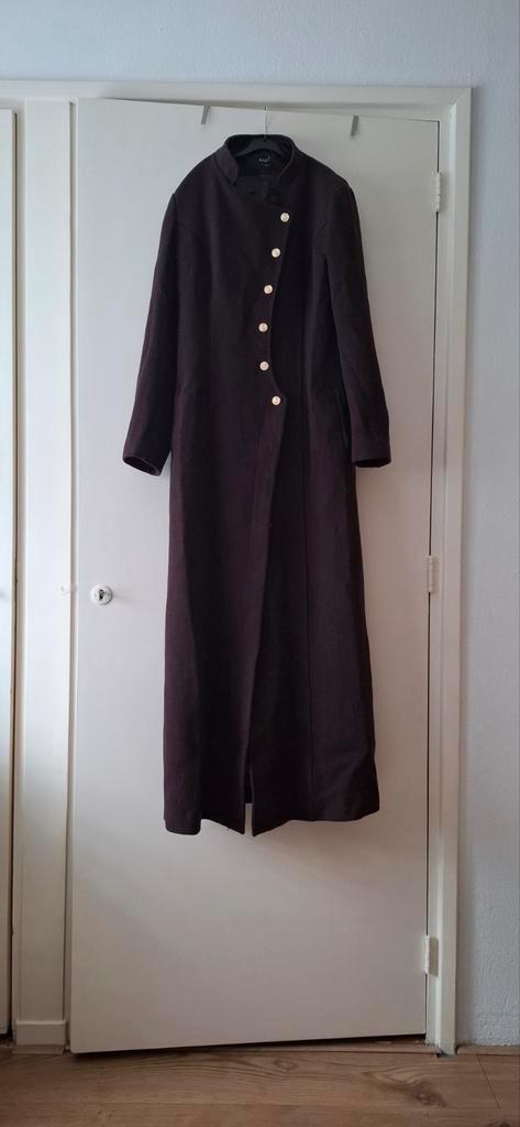 Winterjas / mantel elegante lange jas - Maat 36/38, Kleding | Dames, Jassen | Winter, Zo goed als nieuw, Maat 38/40 (M), Paars