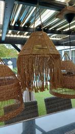 7 Ibiza style jutte lampenkappen met, Huis en Inrichting, Ophalen of Verzenden, Rond, 25 tot 50 cm