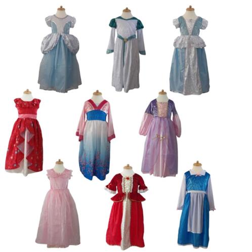 Partij nieuwe prinsessenjurken, schoenen en accesoires, Kinderen en Baby's, Carnavalskleding en Verkleedspullen, Nieuw, Ophalen of Verzenden
