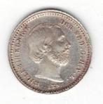 25-1675 Nederland 5 cent 1887, Koning Willem III, Verzenden, Zilver, Losse munt