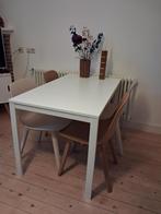 IKEA Uitschuifbare Tafel + 4 Odger Stoelen, Huis en Inrichting, Ophalen of Verzenden