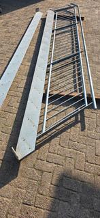 Buitentrap verzinkt, gegalvaniseerde stalen / metalen trap., Doe-het-zelf en Verbouw, Ladders en Trappen, Ophalen, Gebruikt, Trap