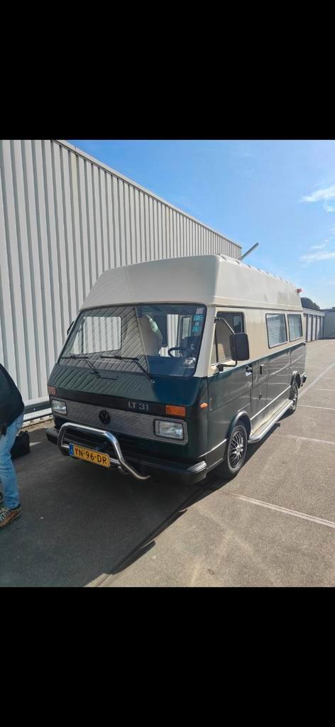 VW LT31 camper te koop, Caravans en Kamperen, Campers, Particulier, tot en met 2, Volkswagen, LPG, 4 tot 5 meter, Ophalen