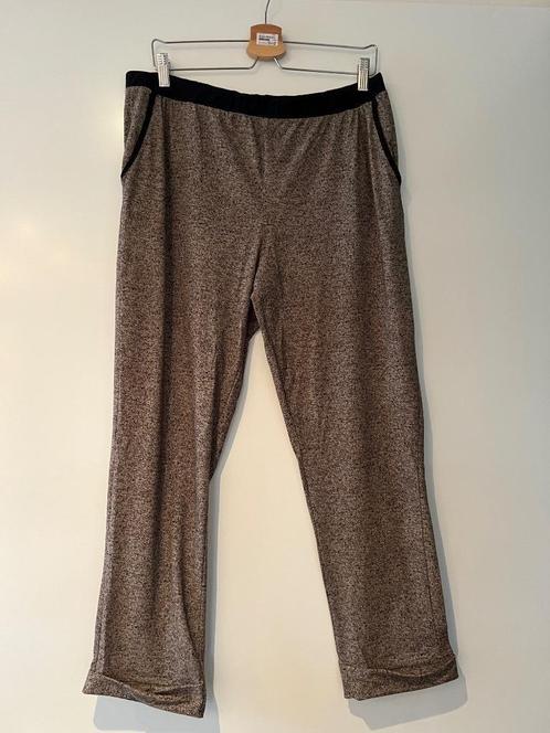 Plus basics travelstof tweed broek maat 48, Kleding | Dames, Grote Maten, Zo goed als nieuw, Broek of Spijkerbroek, Zwart, Ophalen of Verzenden