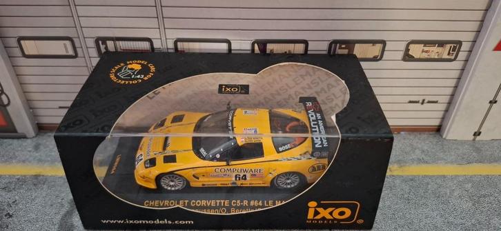 1.43  chevrolet corvette c5-r #64, Hobby en Vrije tijd, Modelauto's | 1:43, Zo goed als nieuw, Auto, Overige merken, Ophalen of Verzenden