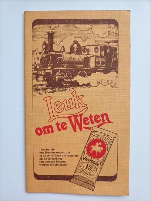 Leuk om te weten - Verkade, Boeken, Overige Boeken, Zo goed als nieuw, Ophalen of Verzenden