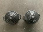 2 mini creuset stoofpannetjes, Ophalen of Verzenden, Zo goed als nieuw
