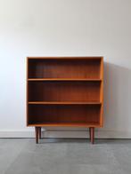 Vintage Deense modulaire boekenkast in teak, Huis en Inrichting, Kasten | Boekenkasten, Ophalen, Met plank(en), 100 tot 150 cm