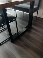 Stalen Tafelpoten Eetkamertafel - Industrieel Design, Ophalen, Gebruikt, 50 tot 100 cm, 50 tot 100 cm