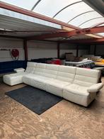 Wit leren hoekbank leer bank bankstel XXL Z.G.A.N., Huis en Inrichting, Fauteuils, 2871SK, Mariansoliak8@gmail.com, Ophalen of Verzenden