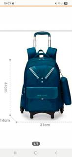 Nieuwe Trolley Rugzak met 2x 3 wieltjes voor traplopen, Sieraden, Tassen en Uiterlijk, Tassen | Rugtassen, Overige merken, 25 tot 40 cm
