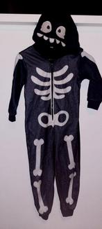 Leuke  onesie spook / skelet maat 110/116, 110 t/m 116, Jongen of Meisje, Gebruikt, Ophalen