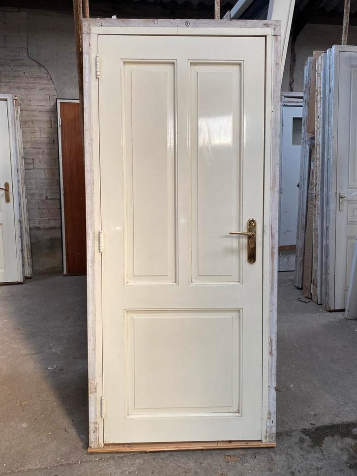 PANEEL BINNENDEUREN MDF MET KOZIJN (B83xH201), Doe-het-zelf en Verbouw, Deuren en Horren, Gebruikt, Binnendeur, 200 tot 215 cm