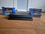 Playstation 4 1tb met 18 spellen + 2 controllers, Met 2 controllers, Ophalen of Verzenden, 1 TB, Original