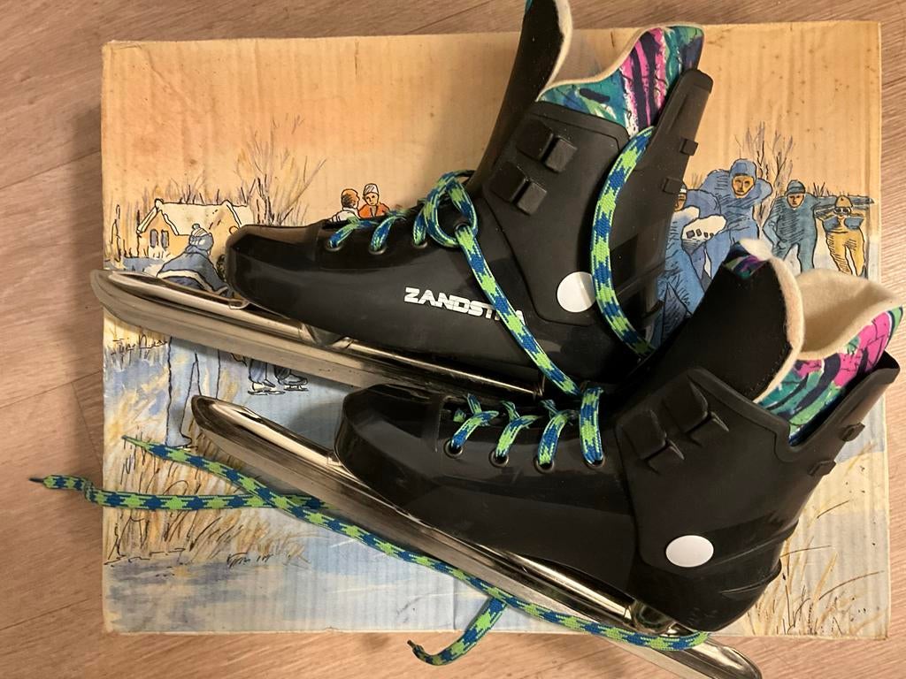 Zandstra skates/ schaatsen, Ophalen, Klapschaats, Combinoren, Gebruikt
