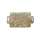 1938-1939 Vintage NL Metalen Fiets Belasting Plaquette b533, Ophalen of Verzenden