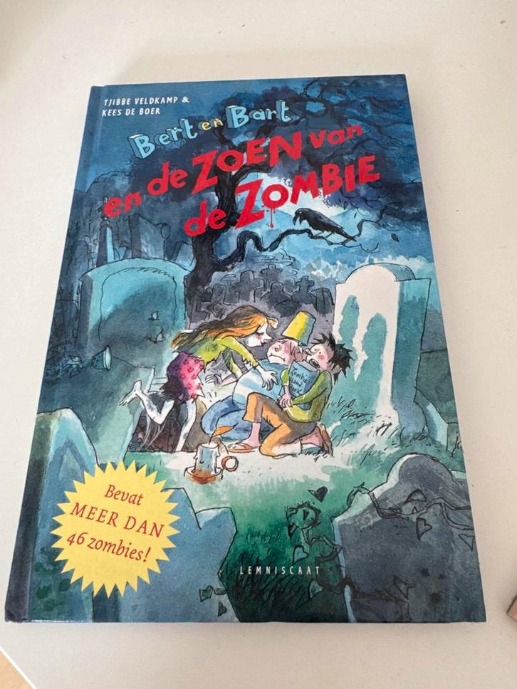 Bert en Bart en de Zoen van de Zombie, Boeken, Kinderboeken | Jeugd | onder 10 jaar, Gelezen, Fictie algemeen, Ophalen of Verzenden