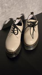 Dr. Martens Audrick Creme Leren Schoenen - Maat 39, Schoenen met lage hakken, Beige, Ophalen of Verzenden, Zo goed als nieuw
