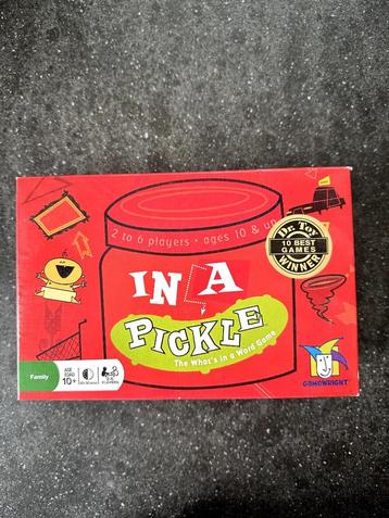 " In a pickle" Engelstalig gezelschapsspel beschikbaar voor biedingen