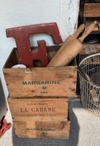 Brocante houten kistjes, Huis en Inrichting, Ophalen, Gebruikt, 50 tot 100 cm, Minder dan 50 cm