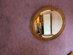 Te koop grote ovale berookt eiken spiegel, Huis en Inrichting, Woonaccessoires | Spiegels, Ophalen, Zo goed als nieuw, Ovaal, Minder dan 100 cm