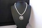 MAANSTEEN ketting/armband-set, Verzenden, Wit, Nieuw, Met edelsteen