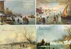 kerstkaart, Verzamelen, Ansichtkaarten | Themakaarten, Verzenden, Gelopen, Feest(dag)