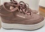 als nieuw Reebok mauve bruin soepel leren sneakers hoog 39, Bruin, Nieuw, Ophalen of Verzenden, Sneakers of Gympen