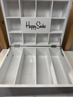 Doos happy socks, Ophalen, Zo goed als nieuw, Wit, Sokken en Kniesokken