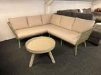 Loungset van Woood type Claunk groen 180x180cm nu 399,-, Tuin en Terras, Ophalen, Industrieweg 25, Rj, Zo goed als nieuw