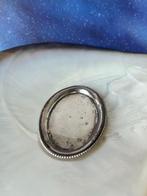 Klein ovaal zilveren schaaltje / miniatuur dienblad, Antiek en Kunst, Antiek | Goud en Zilver, Ophalen of Verzenden, Zilver