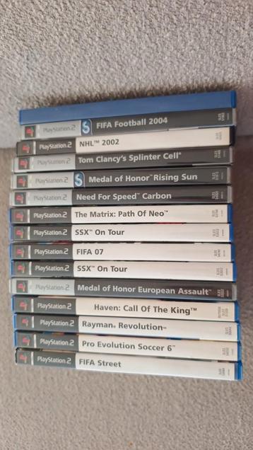 15 PlayStation 2 Games | setprijs € 25  beschikbaar voor biedingen
