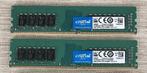 Crucial 8GB DDR4-2133 UDIMM, Computers en Software, RAM geheugen, DDR4, 8 GB, Ophalen of Verzenden, Zo goed als nieuw