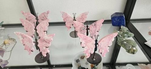 Rhodoniet vlinders uit Peru, Verzamelen, Mineralen en Fossielen, Mineraal, Ophalen of Verzenden