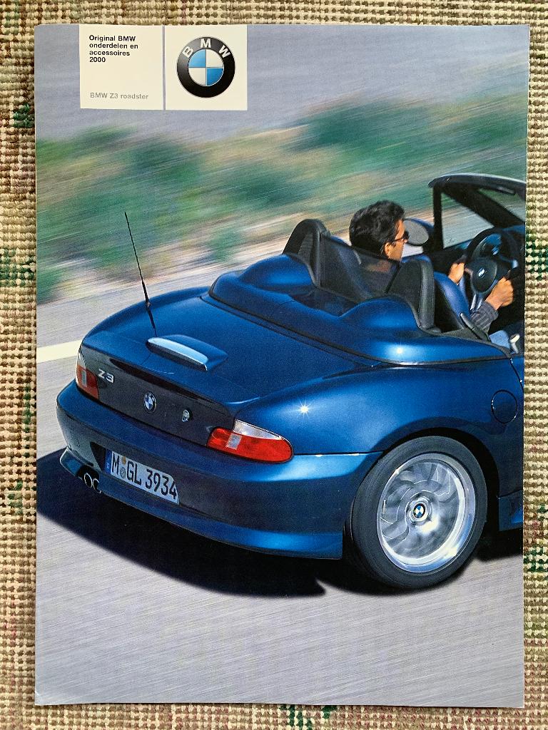 Nederlandse accessoire folder BMW Z3 roadster 2000 nieuw!, Nieuw, Ophalen of Verzenden, BMW, BMW