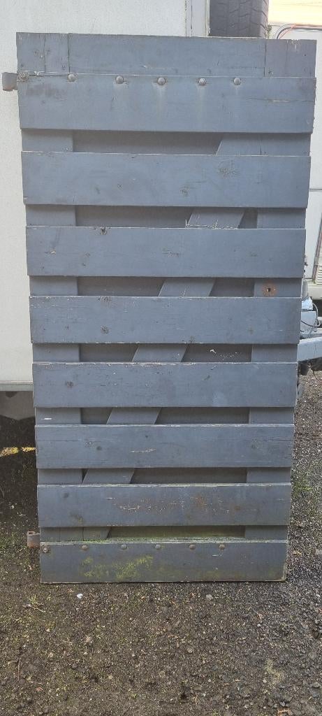 Houten poort, Ophalen, Gebruikt, Minder dan 100 cm, Draaipoort