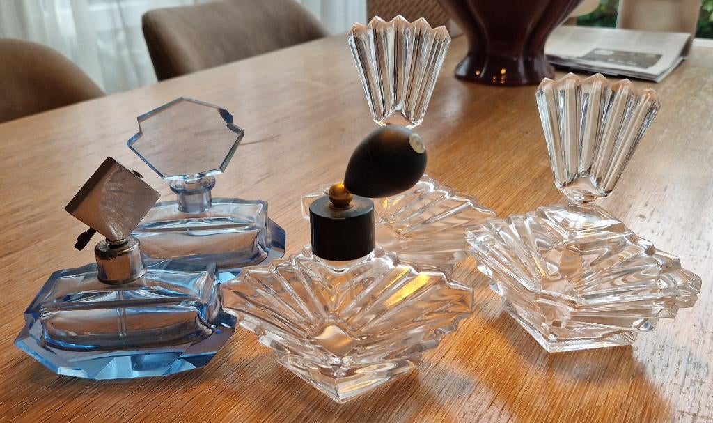 Antieke parfumflessen, Ophalen of Verzenden