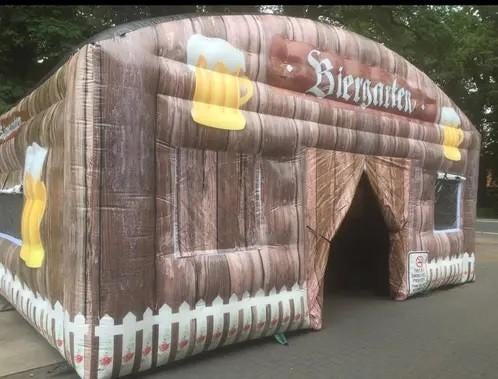 Opblaasbare feesttent/ biertent te huur incl plaatsen, Ophalen of Verzenden, Zo goed als nieuw, Verjaardag
