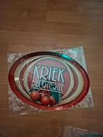 Corsendonk bier ovaal blikken bord kriek 28 x 38 cm, Ophalen of Verzenden, Nieuw, Reclamebord, Plaat of Schild, Overige merken