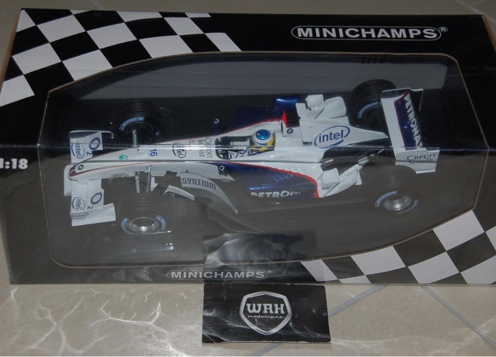 1:18 F1 SAUBER C24B HEIDFELD TEST Minichamps in box WRH, Verzenden, Zo goed als nieuw, Auto, MiniChamps