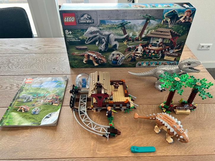 Lego Jurassic World 75941 Indominus Rex vs. Ankylosaurus, Kinderen en Baby's, Speelgoed | Duplo en Lego, Zo goed als nieuw, Lego