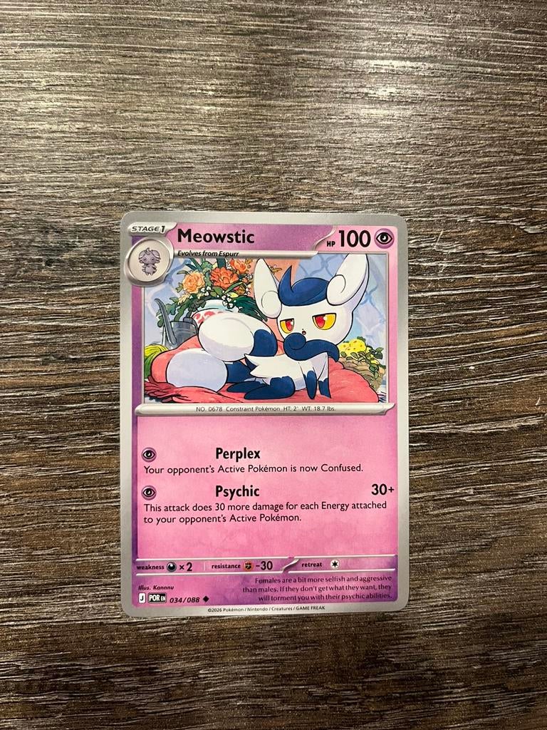 Meowstic POR 034/088, Ophalen of Verzenden, Zo goed als nieuw