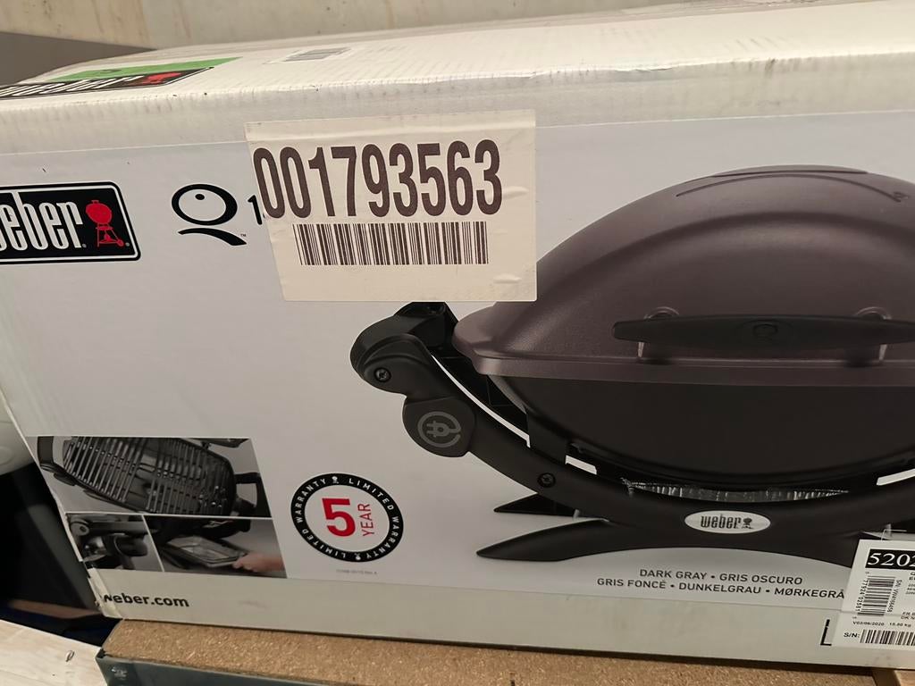 Weber elektrische BBQ 1400, Tuin en Terras, Elektrische barbecues, Ophalen, Nieuw