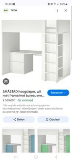 Ikea hoogeslaperbed €80, Huis en Inrichting, Ophalen, Eenpersoons, Wit, 80 cm
