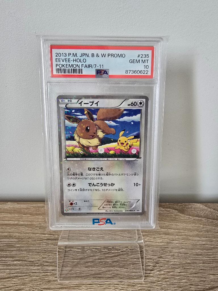 EEVEE-HOLO 7-11 FAIR 271 PSA 10, Hobby en Vrije tijd, Verzamelkaartspellen | Pokémon, Ophalen of Verzenden, Nieuw, Losse kaart
