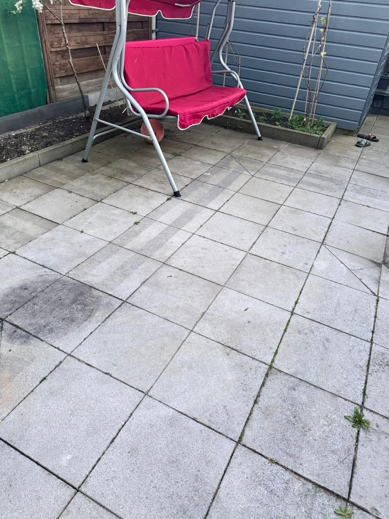 Gratis Tuin tegels, Tuin en Terras, Tegels en Klinkers, Ophalen of Verzenden, Gebruikt, 10 m² of meer, Terrastegels